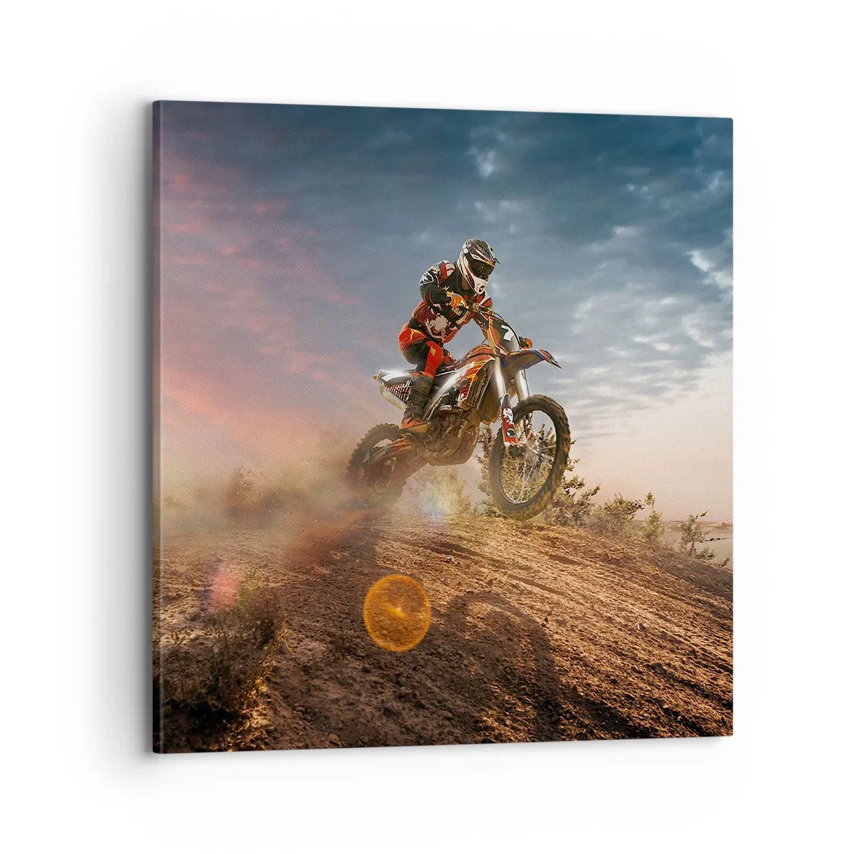 Impression sur toile - Image sur toile - Pour la victoire - 70x70 cm