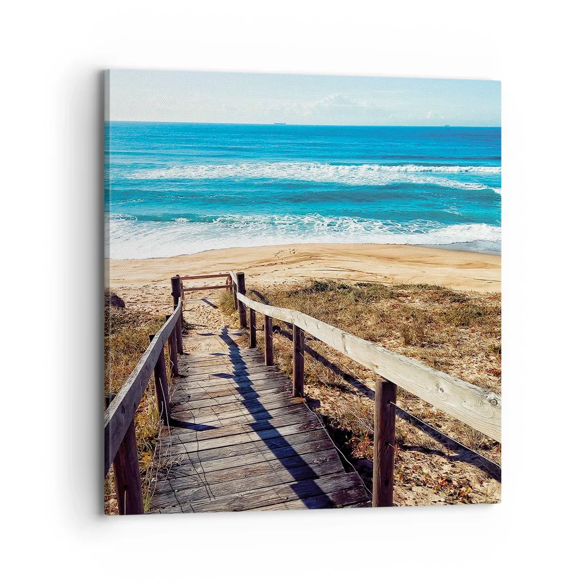 Impression sur toile - Image sur toile - Cours! - 70x70 cm