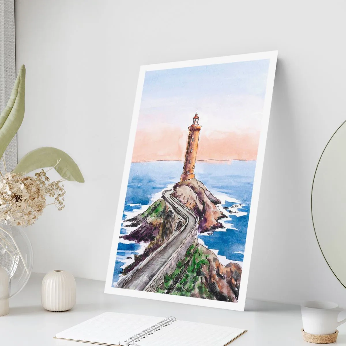 Affiche - Poster - Face à la mer - 30x40 cm