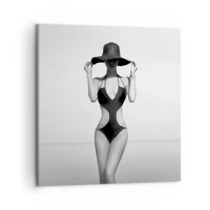 Impression sur toile - Image sur toile - Mon prénom? Élégance - 50x50 cm