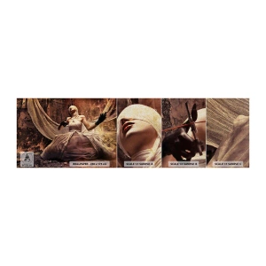 Échantillon de Papier Peint Premium Canvas - Déesse du destin - Théâtre, Morceau, Homme - 100x30 cm