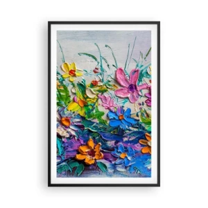 Affiche dans un cadre noir - Poster - Absolument pas une nature morte - 61x91 cm