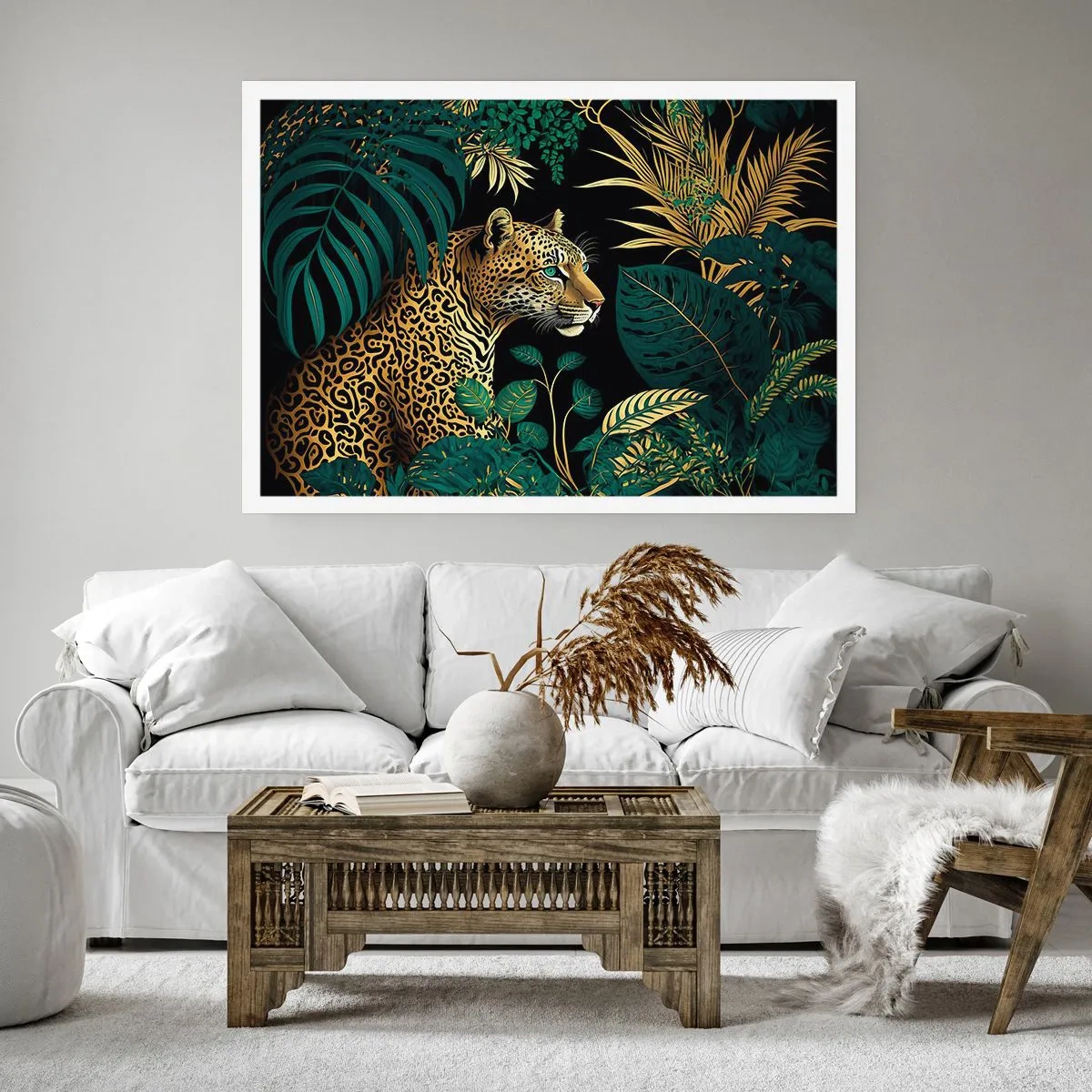 Affiche - Poster - Un hôte dans la jungle - 70x50 cm