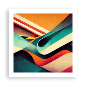 Affiche - Poster - Composition intense - 50x50 cm