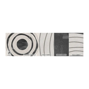 Échantillon de Papier Peint Premium Canvas - Droit au but - roues, Minimalisme, Vieilli - 100x30 cm