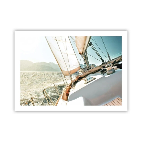 Affiche - Poster - Toutes voiles dehors - 70x50 cm