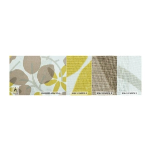 Échantillon De Papier Peint Standard Eco - Composition en plein soleil - Bohème, Fleurs, Minimalisme - 100x30 cm