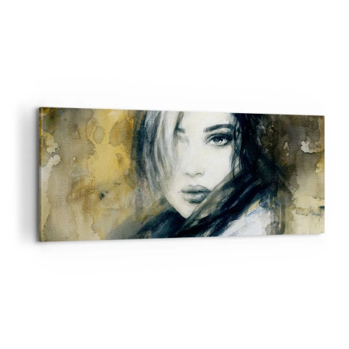 Impression sur toile - Image sur toile - plutôt innocente ou sensuelle ? - 100x40 cm