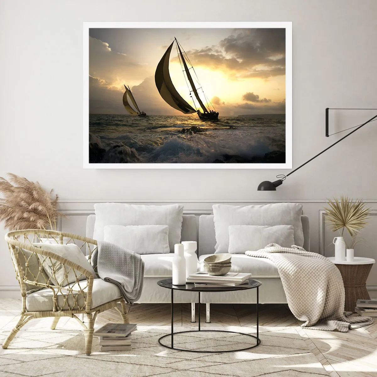 Affiche - Poster - Avec le vent et contre le vent - 40x30 cm