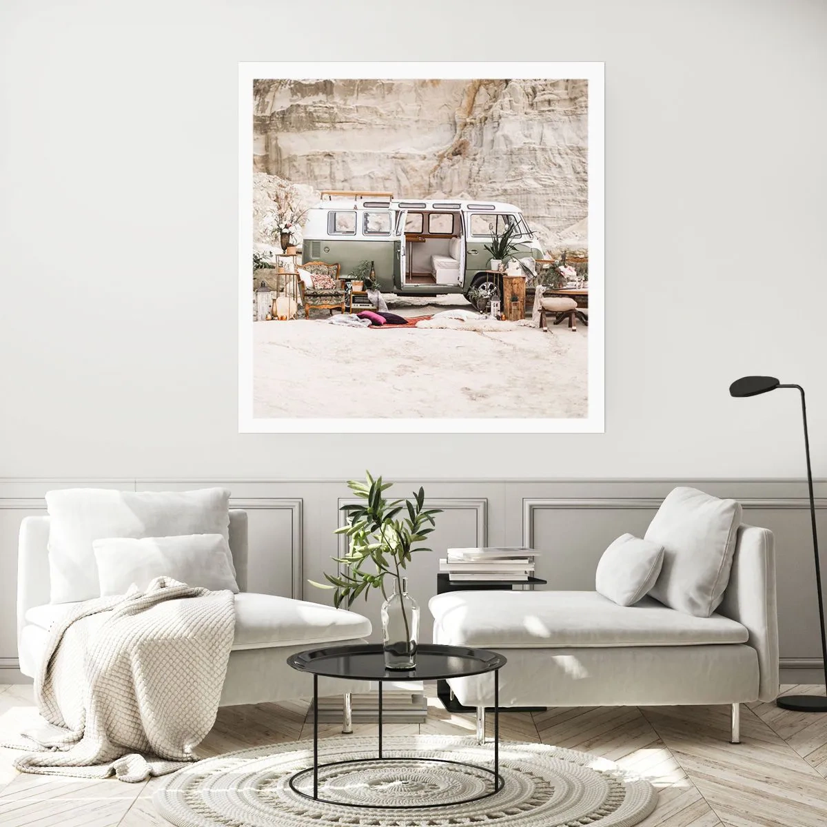 Affiche - Poster - Il est temps de commencer le voyage - 30x30 cm