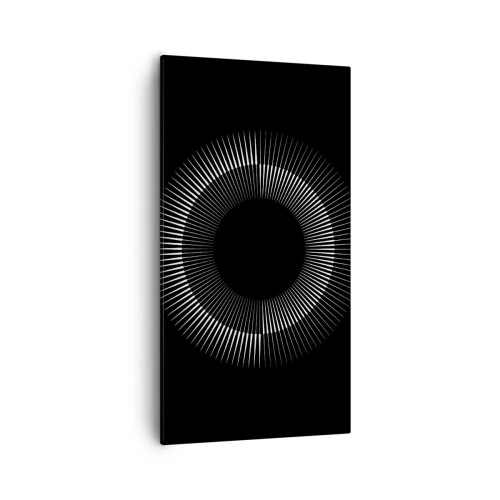 Impression sur toile - Image sur toile - Soleil noir - 55x100 cm