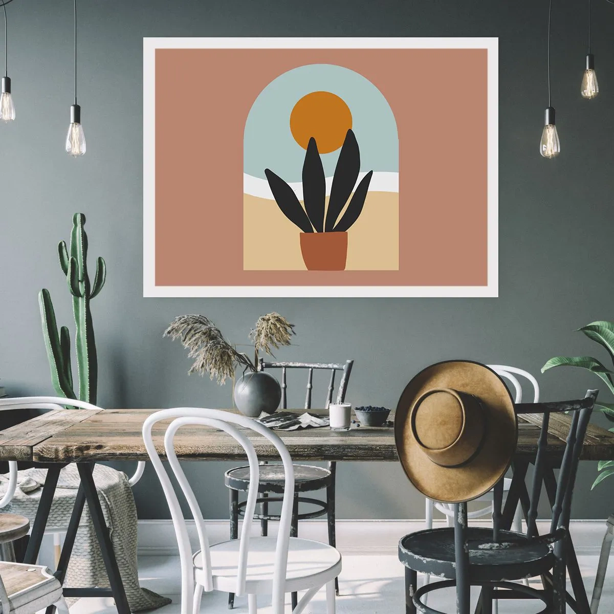 Affiche - Poster - Petits bonheurs - 40x30 cm
