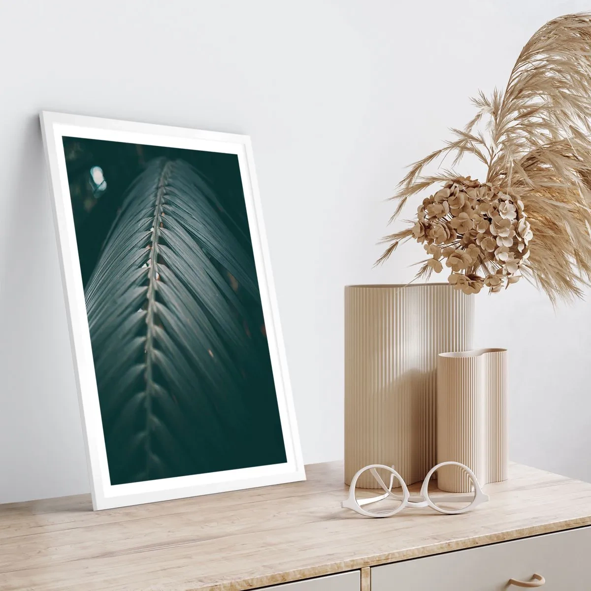 Affiche dans un cadre blanc - Poster - Précision de la nature - 30x40 cm