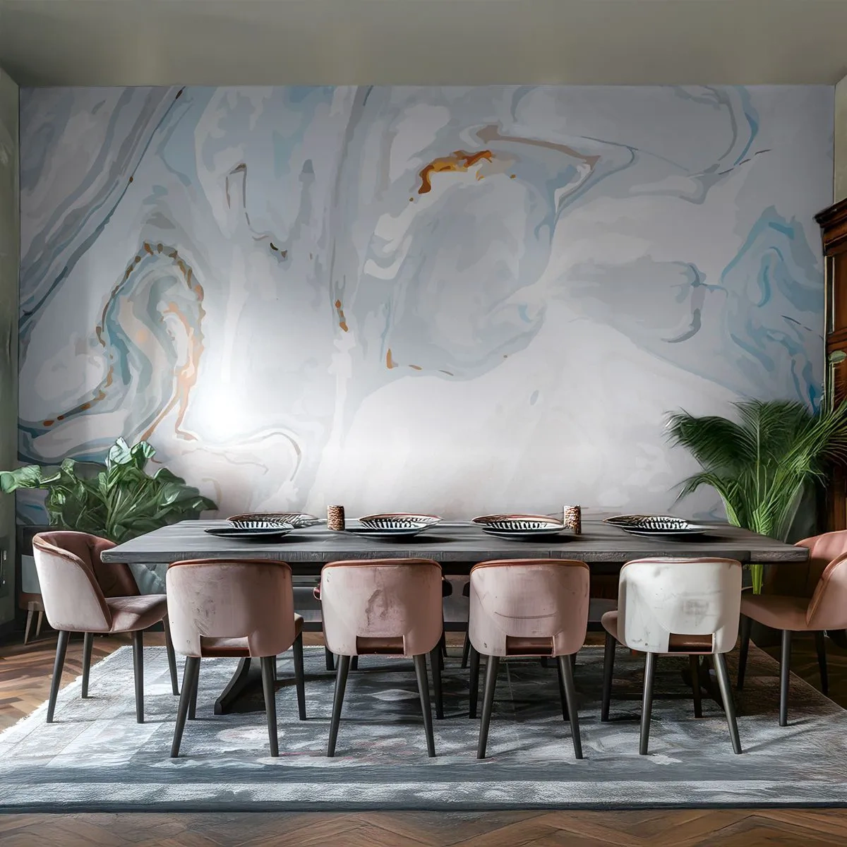 Papier Peint Photo Premium Sand - Blanc surélevé - Abstraction, Morceau, Modèle moderne - 450x315 cm