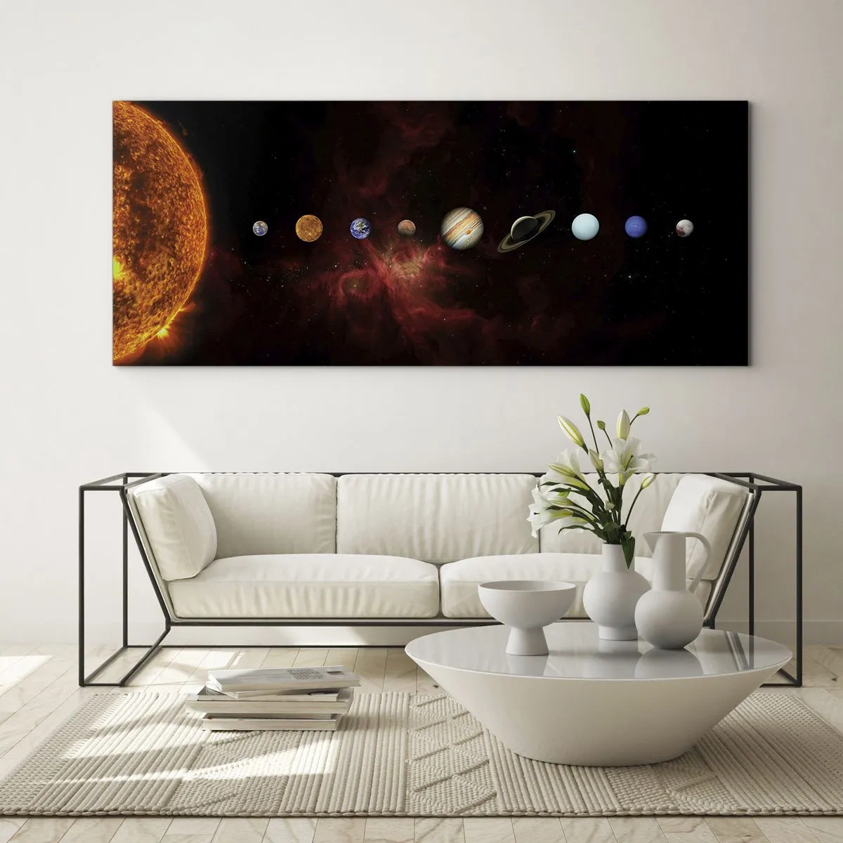 Impression sur verre - Image sur verre - Notre quartier - 100x40 cm