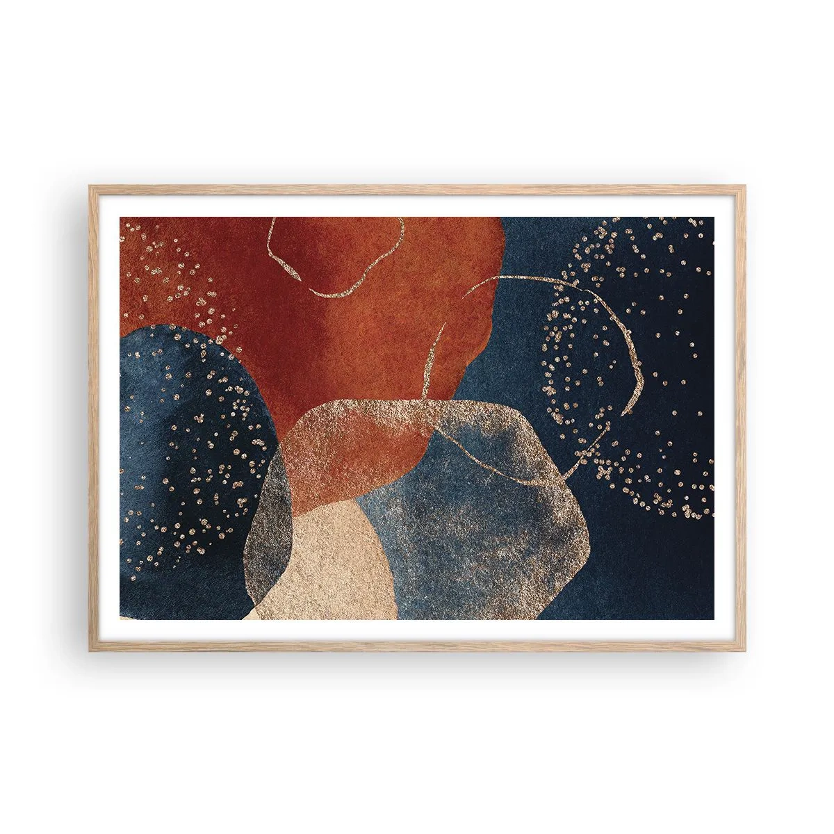 Affiche dans un chêne clair - Poster - La légèreté de l'être - 100x70 cm