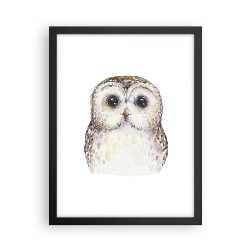 Affiche dans un cadre noir - Poster - Regarde-moi dans les yeux - 30x40 cm