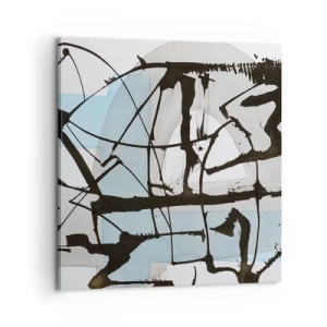 Impression sur toile - Image sur toile - Bleu malgré tout - 60x60 cm