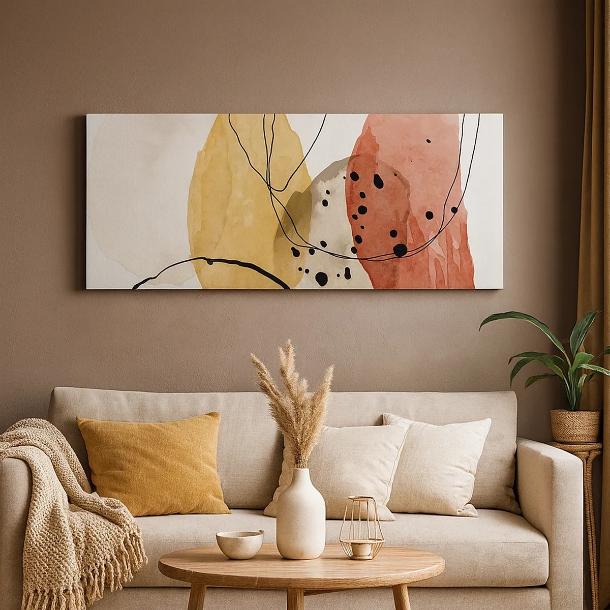 Impression sur toile - Image sur toile - Léger et transparent comme l'air - 30x30 cm