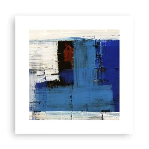 Affiche - Poster - Secret de bleu - 30x30 cm