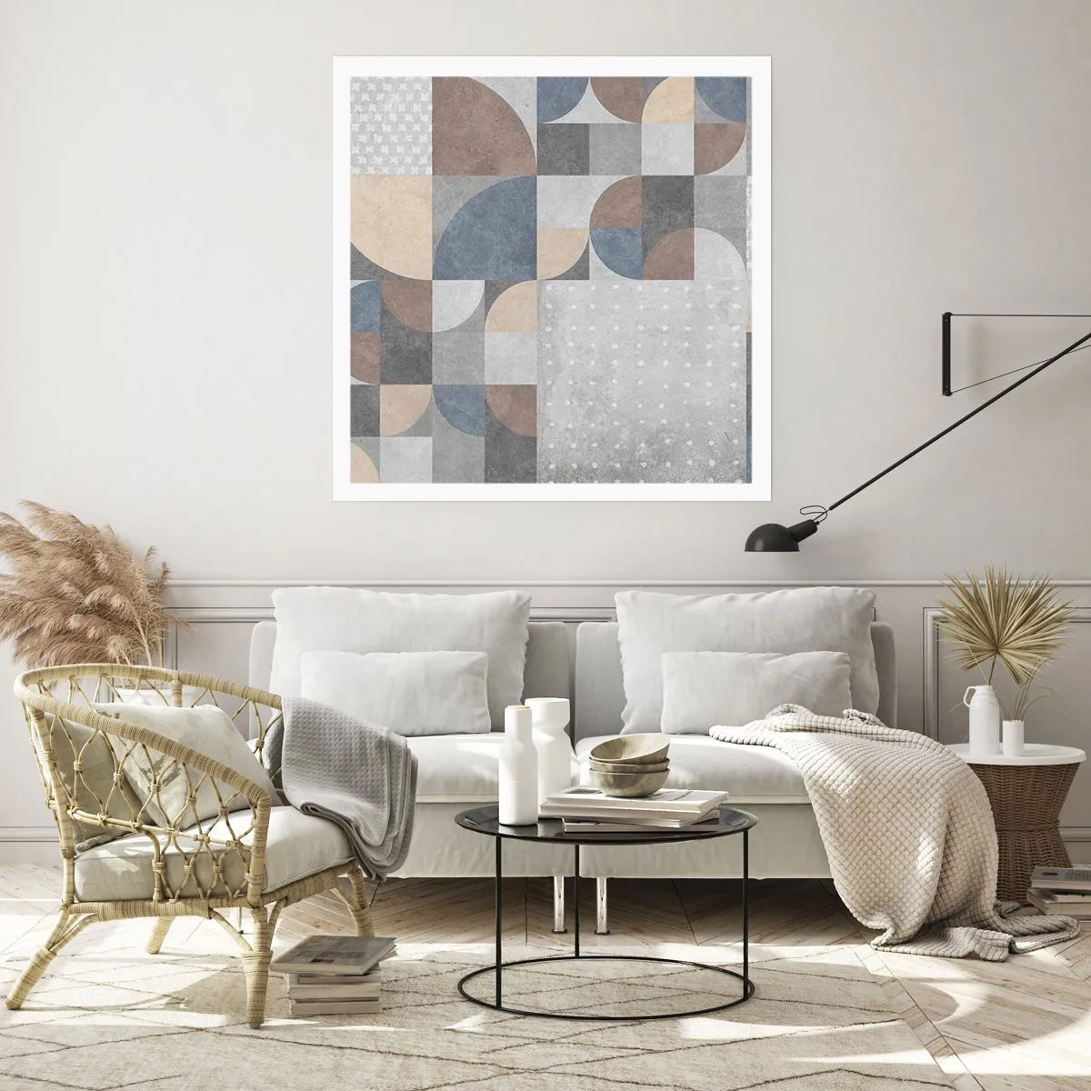 Affiche - Poster - Fantaisie de la céramique - 50x50 cm