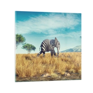 Impression sur verre - Image sur verre - Le gris n'est déjà plus à la mode - 50x50 cm