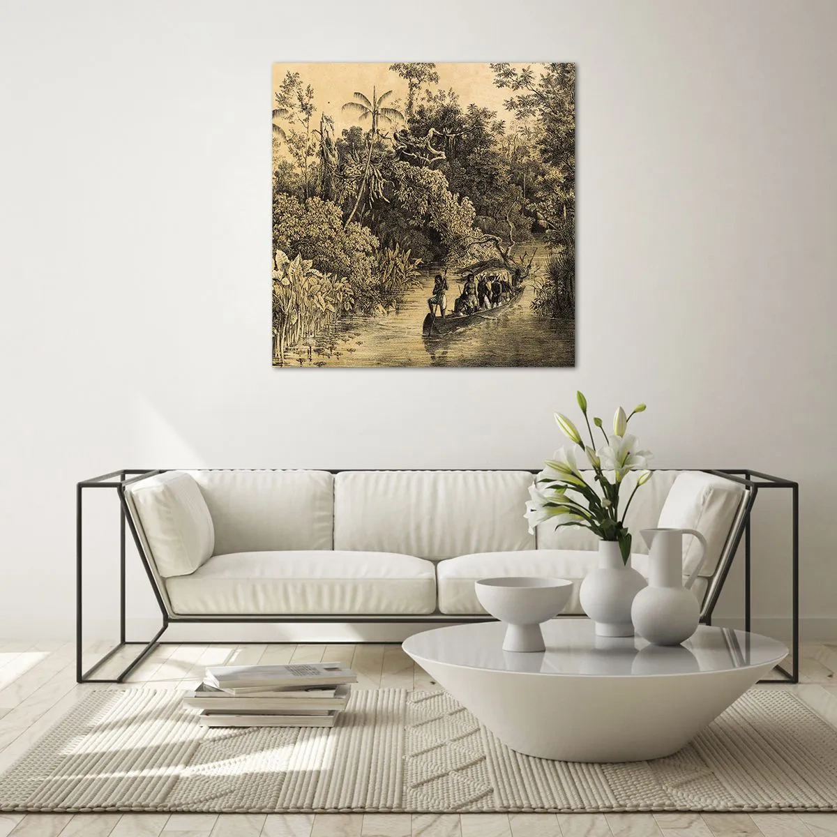 Impression sur verre - Image sur verre - Expédition à la source - 40x40 cm