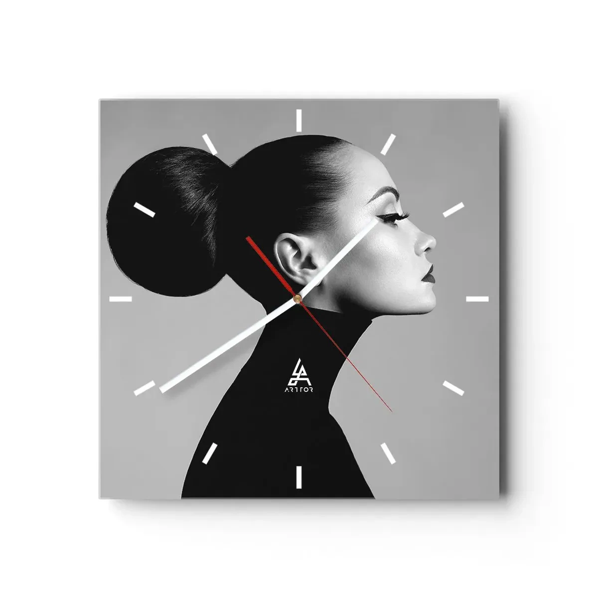 Horloge murale - Pendule murale - Néfertiti moderne - 40x40 cm