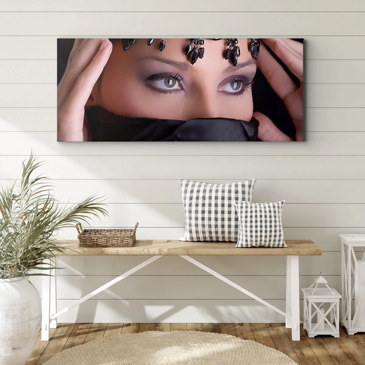 Impression sur toile - Image sur toile - Tentation de mystère oriental - 90x30 cm