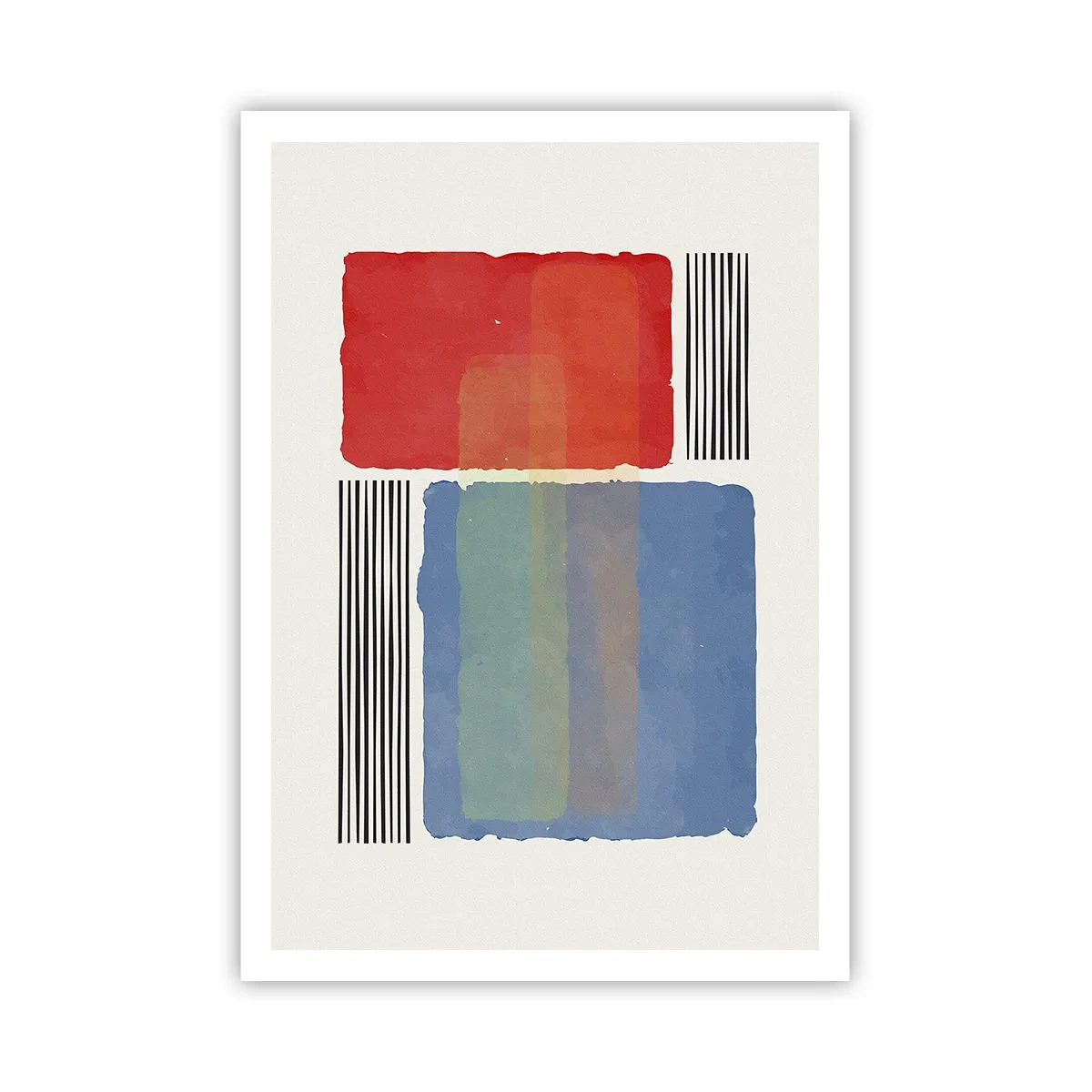 Affiche - Poster - Esprit et lettre de la géométrie - 70x100 cm