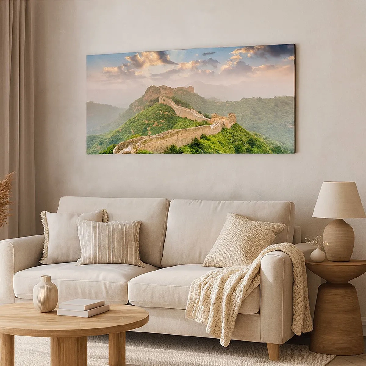 Impression sur toile - Image sur toile - Grandeur éternelle - 100x40 cm
