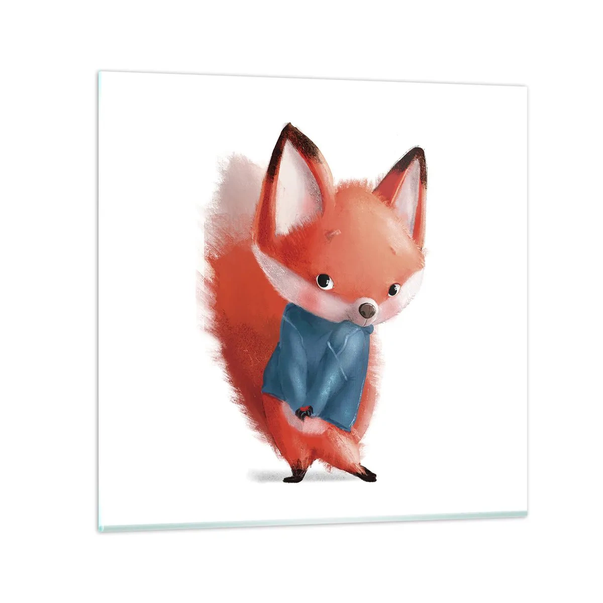 Impression sur verre - Image sur verre - Est-ce que ça me va? - 40x40 cm