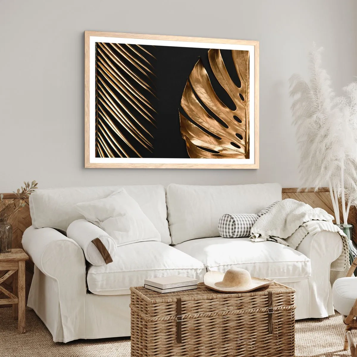 Affiche dans un chêne clair - Poster - Différent et tout aussi cher - 70x50 cm