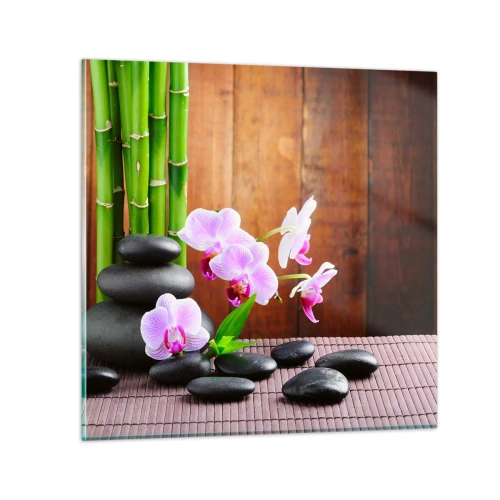 Impression sur verre - Image sur verre - Rencontrez les plaisirs de l'est - 60x60 cm