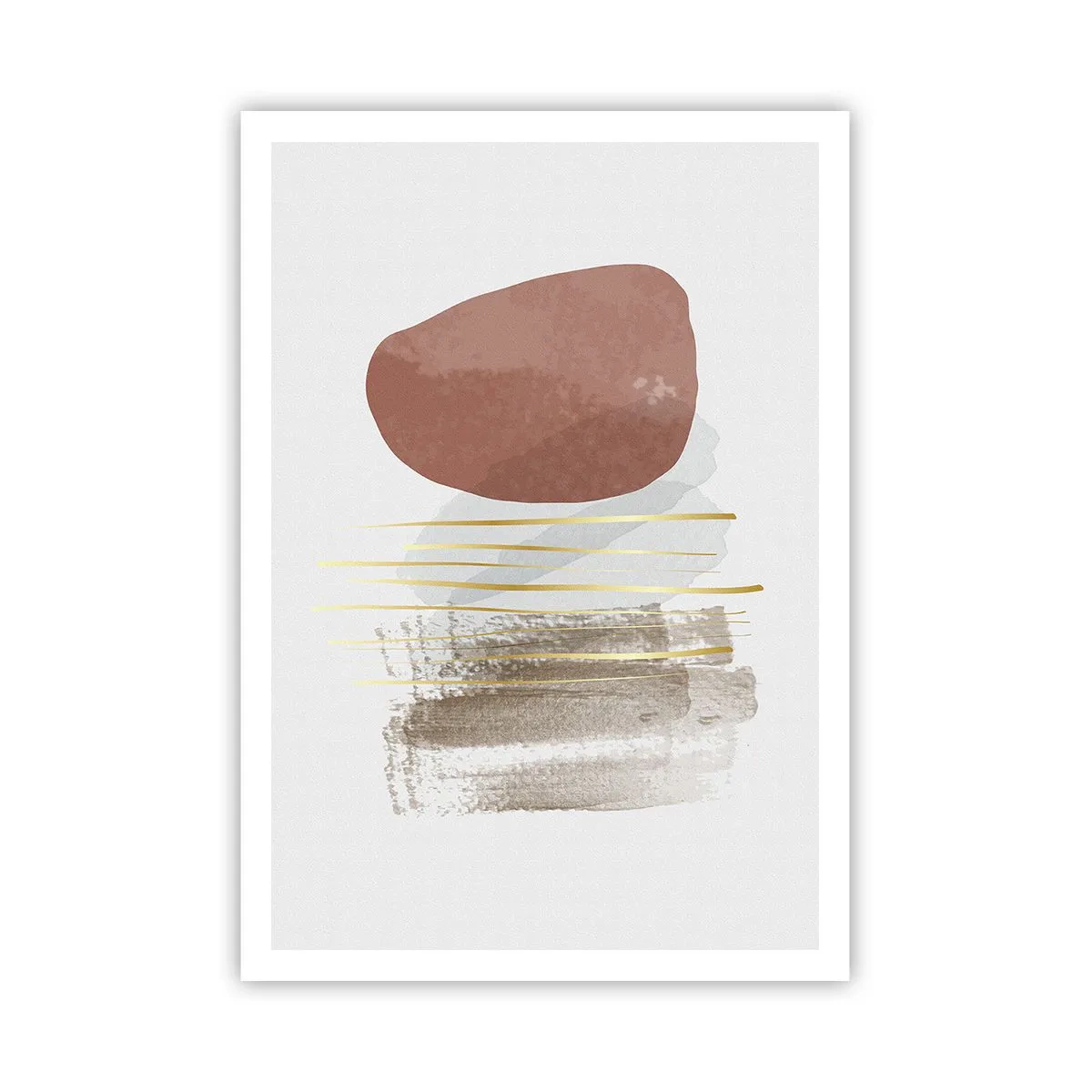 Affiche - Poster - Colonnade abstraite - 70x100 cm