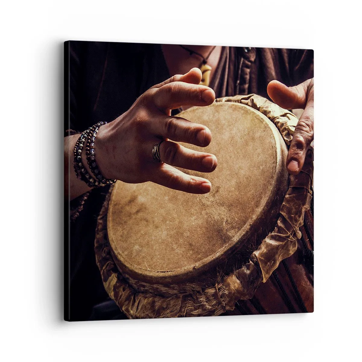 Impression sur toile - Image sur toile - Au rythme du coeur - 30x30 cm