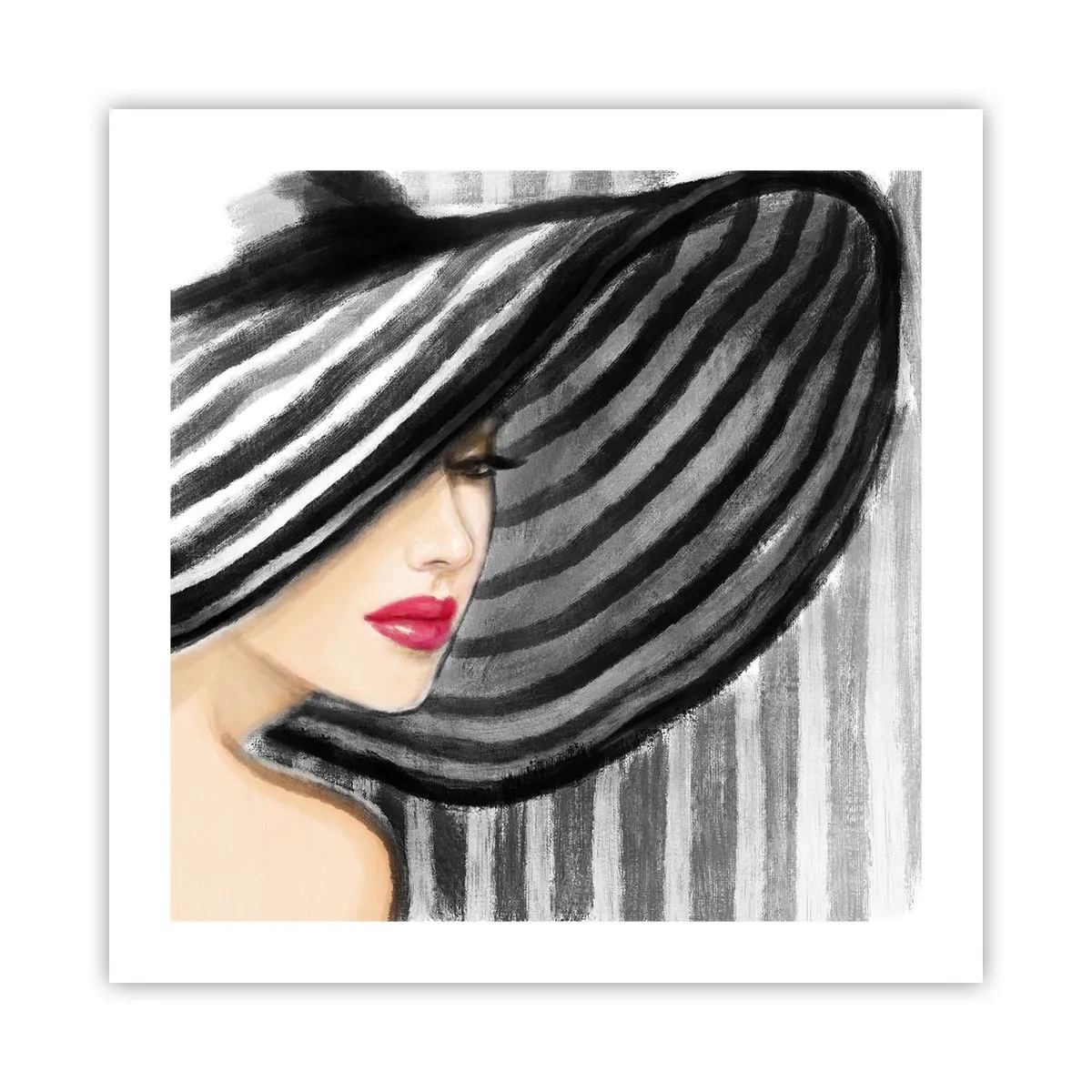 Affiche - Poster - Où te chercher ? - 50x50 cm