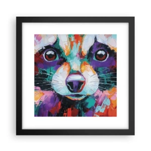 Affiche dans un cadre noir - Poster - Uniquement de belles émotions - 30x30 cm