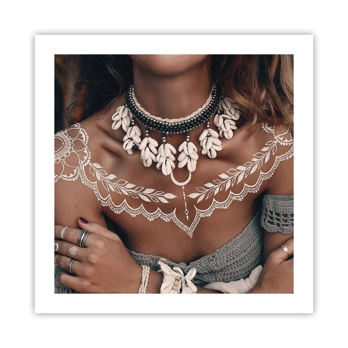 Affiche - Poster - Talismans, rituels de la féminité - 50x50 cm