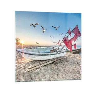 Impression sur verre - Image sur verre - Repos mérité - 60x60 cm