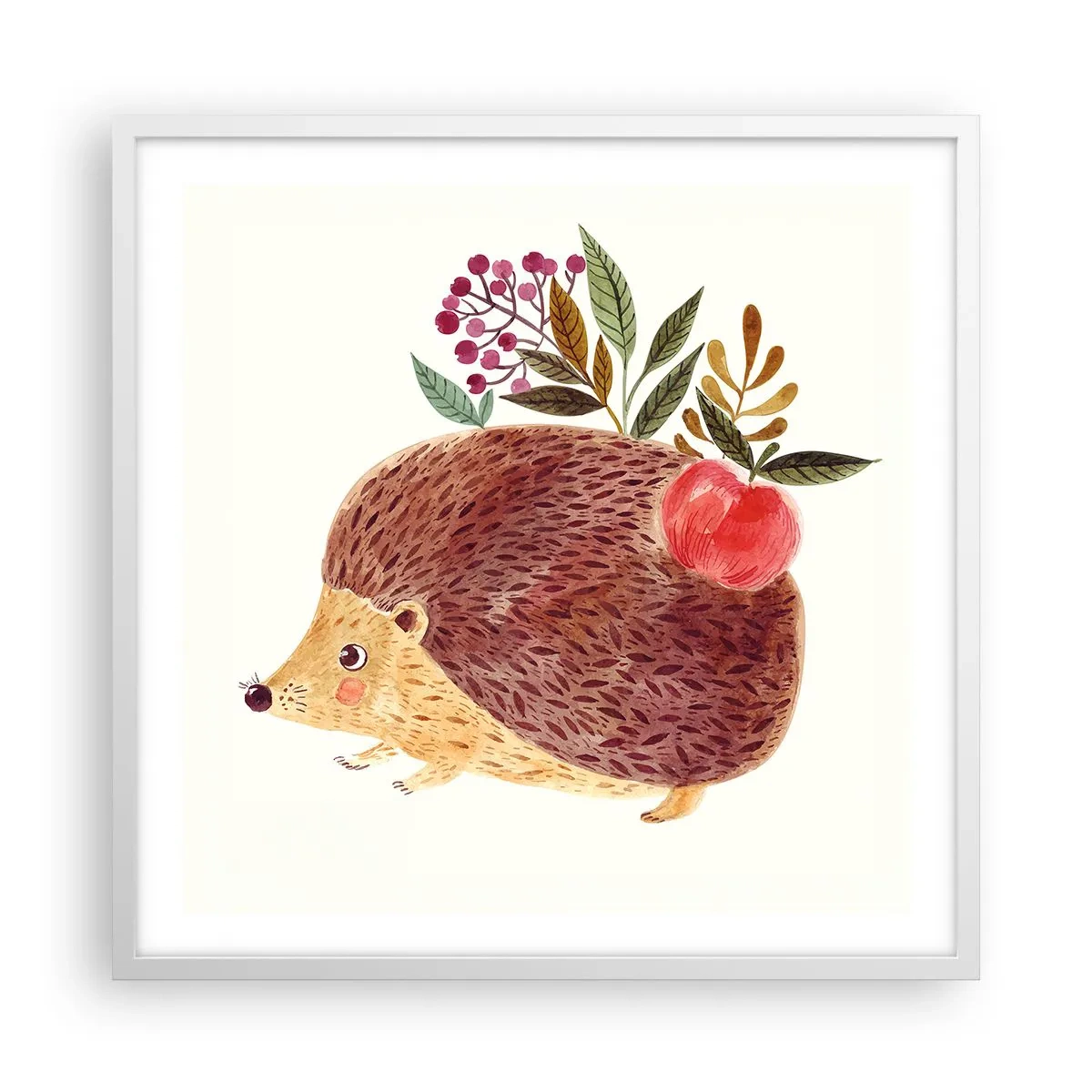 Affiche dans un cadre blanc - Poster - Et tu m’apprécies déjà - 60x60 cm