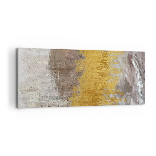 Impression sur toile - Image sur toile - Une explosion d'or - 100x40 cm