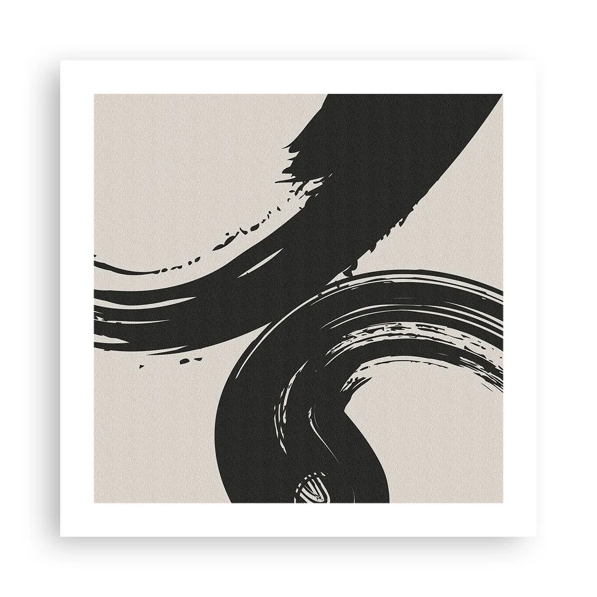 Affiche - Poster - Balayage circulaire - 50x50 cm