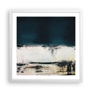 Affiche dans un cadre blanc - Poster - Composition horizontale - 50x50 cm