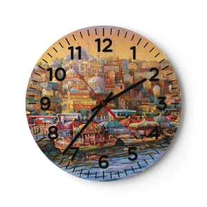 Horloge murale - Pendule murale - Conte d'Istanbul - 30x30 cm