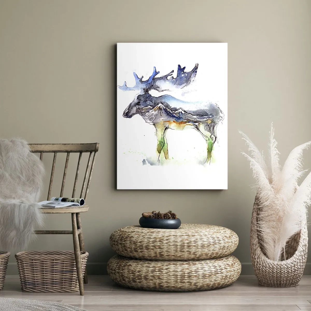 Impression sur toile - Image sur toile - Le héros d'un conte d'hiver - 55x100 cm