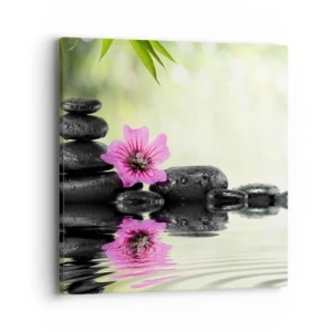 Impression sur toile - Image sur toile - Temps pour l'âme - 40x40 cm