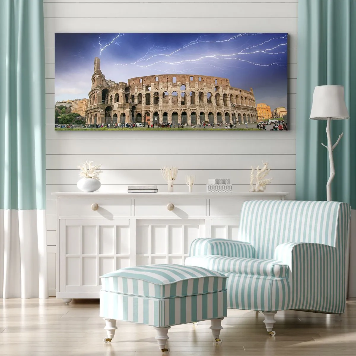 Impression sur toile - Image sur toile - Arène de combat - 100x40 cm