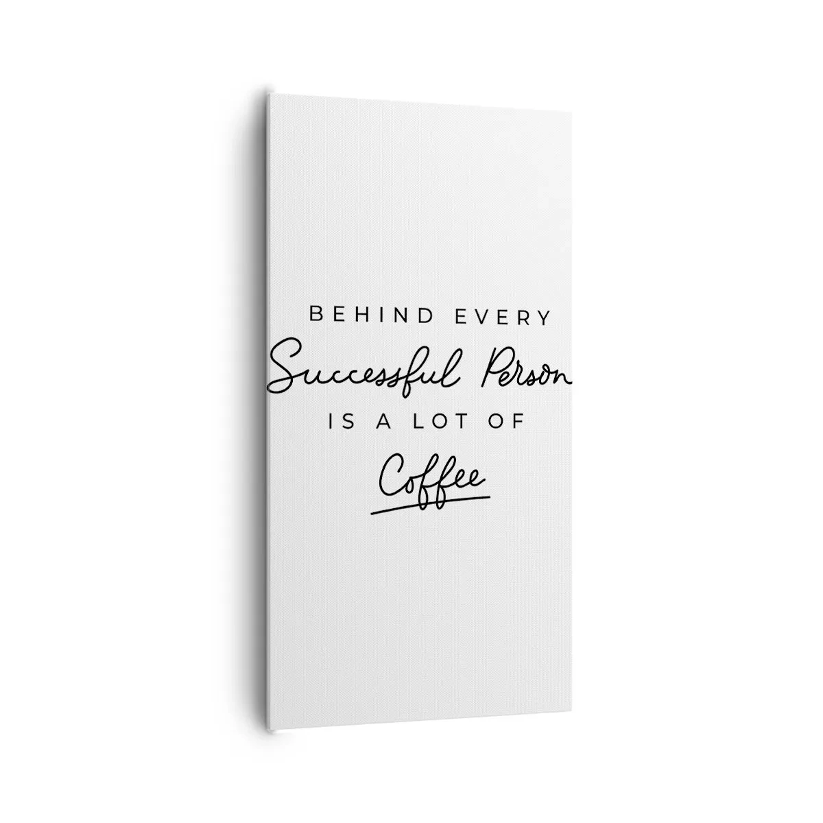 Impression sur toile - Image sur toile - Secret du succès - 65x120 cm