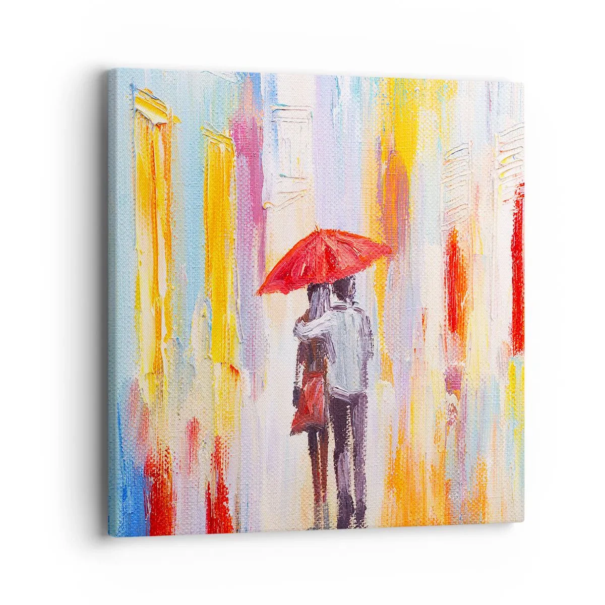 Impression sur toile - Image sur toile - Qu'il pleuve encore - 40x40 cm
